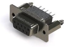 628-009-321-056, D SUB CONN, RCPT, 9POS, DE, SOLDER
