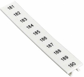 1051016:0181, Terminal Block Tools &amp; Accessories 6.2MM HZ STRIP 181- 190