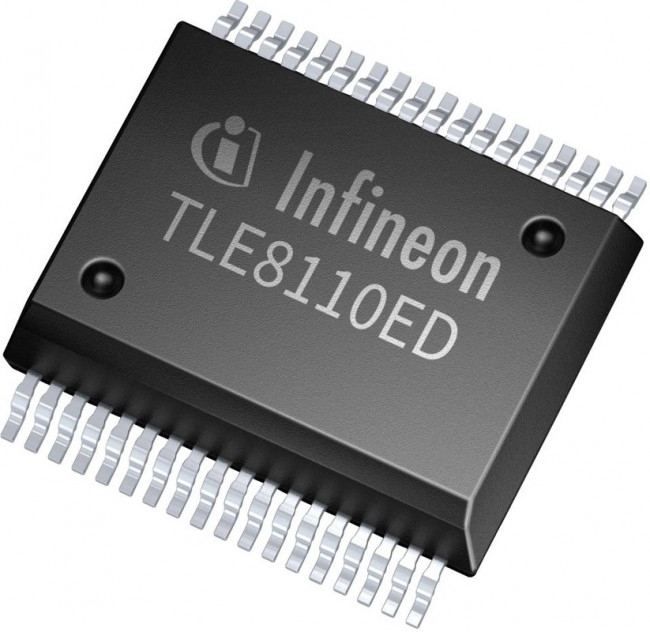 TLE8110EDXUMA1, TLE8110EDXUMA1 10, Low-Side Power Switch IC 36-Pin, PG-DSO-36