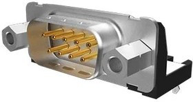 DE09P565CTXLF, D-Sub Standard Connectors DSUB R/A STB 9P PLUG