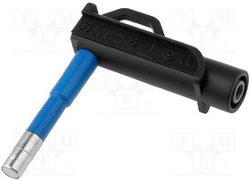 606MG6-IEC-SW, Магнитная насадка, 4А, 1000В, черный, Диам.конца: 6мм, угловой 90° 606MG6-IEC-SW, Магнитная насадка, 4А, 1000В, черный, Диам.конца: 6мм, угловой 90°