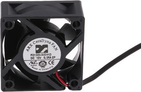 FD1240-A0241D0AL, CeraDyna Series Axial Fan, 12 V dc, DC Operation, 21m³/h, 3W, 40 x 40 x 20mm