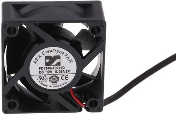 FD1240-A0241D0AL, CeraDyna Series Axial Fan, 12 V dc, DC Operation, 21m³/h, 3W, 40 x 40 x 20mm
