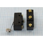 Микропереключатель, размер 49x17 x24, 15А, переключение ON-(ON), размер концевика L35, Z-15GL2-B, 22