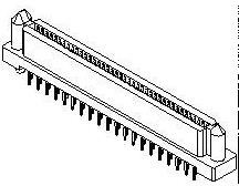 71660-7030, Board to Board & Mezzanine Connectors 1.27MM REC 30P VT .110 TAIL 71660-7030, Board to Board & Mezzanine Connectors 1.27MM REC 30P VT .110 TAIL