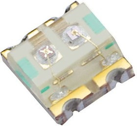 KPTB-1615ESGC, Светодиод smd 1,6х1,5мм/красный/ 625нм/8-15мкд - зеленый/568нм/5- 12мкд/прозрачный/120°