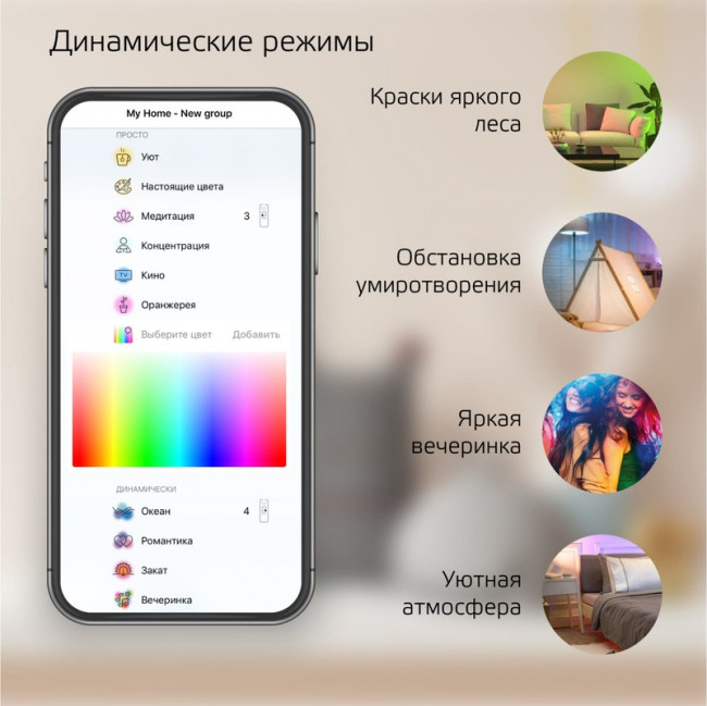 Светодиодная лента Smart Home тип RGBW CCT+DIM 3 м 1/20 5010122