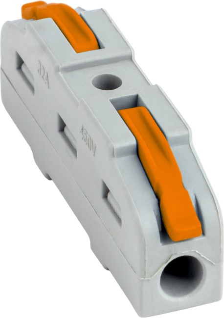 Клемма строительно-монтажная СМК проходная 222-421 1п 0.08-4кв.мм (уп.25шт) PROxima EKF plc-smk-421