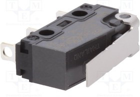 AVL32153AT, Микропереключатель SNAP ACTION, с рычагом, SPDT, 5A/250ВAC, IP40