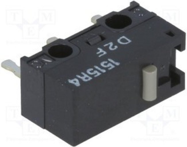 D2F, Микропереключатель SNAP ACTION; без рычага; SPDT; 3A/125ВAC