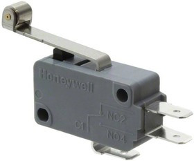 V15T16-EZ100A06, Микропереключатель SNAP ACTION; с роликом; SPDT; 16A/250ВAC V15T16-EZ100A06, Микропереключатель SNAP ACTION; с роликом; SPDT; 16A/250ВAC