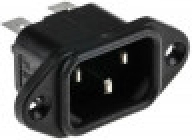 6ESRM-3, AC Power Entry Modules 15A IEC 1/4"FASTON MALE FLANGE MOUNT