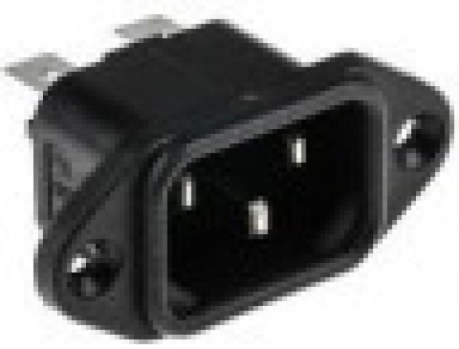 6ESRM-3, AC Power Entry Modules 15A IEC 1/4"FASTON MALE FLANGE MOUNT