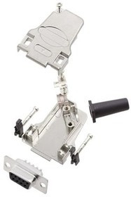 6355-0046-11, DE-9 Socket D-Sub Connector Kit, Zinc