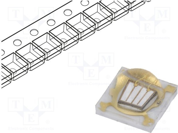 LTPL-C034UVH410, LED; UV; 3535; 130°; 500mA; ?d: 410nm; 3.2?3.9V; SMD LTPL-C034UVH410, LED; UV; 3535; 130°; 500mA; ?d: 410nm; 3.2?3.9V; SMD