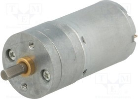 POLOLU-3202, Двигатель: DC, с редуктором, HP, 12ВDC, 5,6А, Ось: D профиль, 9,7: 1