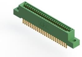 345-050-500-204, Standard Card Edge Connectors 50P .100" x .200" GREEN