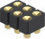 419-10-206-30-007000, Pin &amp; Socket Connectors .100" 6P2R SPRNG,SMT MATE W/.042" PLNGR