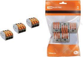 Соединительная клемма СК-413 (2,5мм2) (5 шт/упак) TDM