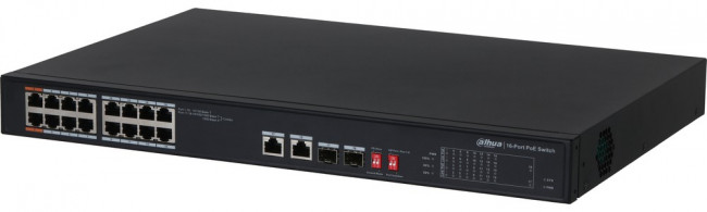 Коммутатор DAHUA DH-PFS3218-16ET-135, 16-Port 100Mbps PoE Switch Коммутатор DAHUA DH-PFS3218-16ET-135, 16-Port 100Mbps PoE Switch
