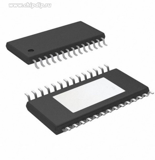 DRV8313PWPR, Драйвер двигателей, тройной 1/2-H-Bridge, 2.5А [HTSSOP-16 EP]