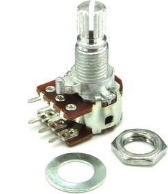 RK-1233G1-B10K, L15KC, 2 х 10 кОм, Резистор переменный