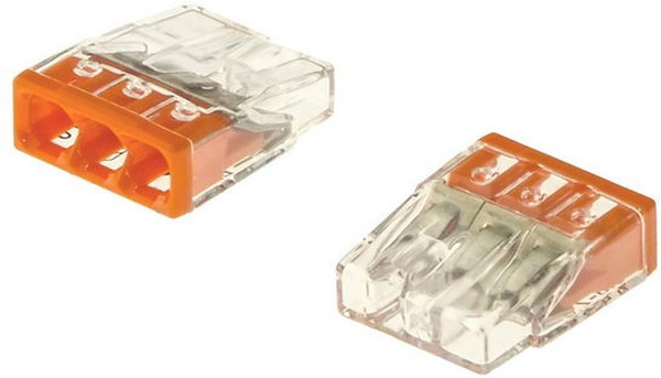 Клемма3x2.5мм оранж/прозр 1уп=100шт 2273-203 ЦБ-00013757 Клемма3x2.5мм оранж/прозр 1уп=100шт 2273-203 ЦБ-00013757