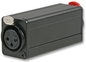 PLS00517, Переходник разъема, Стерео - 6.35мм, Гнездо, XLR, 3 вывод(-ов), Гнездо