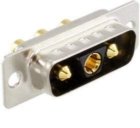 681M3W3K103L001, 681M 3 Way Panel Mount D-sub Connector Plug, 2.77mm Pitch