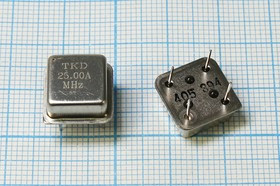 Кварцевый генератор 25000, HALF, 5В, DISCERA, CM Кварцевый генератор 25000, HALF, 5В, DISCERA, CM