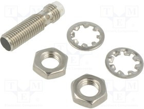 BES013P, Датчик индуктивный, Конф.выхода PNP / NO, 0#1,5мм, 12#30ВDC, М8