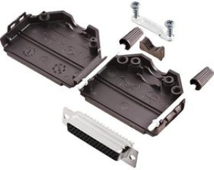 L17DPPK25-BK+L77HDB44S, Разъем D Sub, With Backshell, HD44, High Density, Гнездо, L17DPPK-BK, 44 контакт(-ов), DB L17DPPK25-BK+L77HDB44S, Разъем D Sub, With Backshell, HD44, High Density, Гнездо, L17DPPK-BK, 44 контакт(-ов), DB