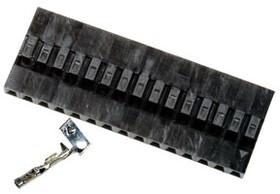 BLS-15, гнездо на кабель шаг 2.54мм 1x15 контактов