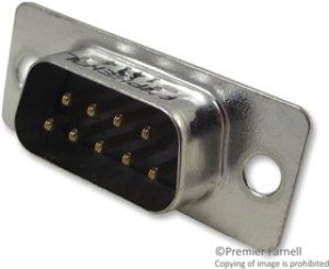 L777SDE09POL2, Разъем D Sub, DB9, Standard, Штекер, Серия SD, 9 контакт(-ов), DE, Пайка