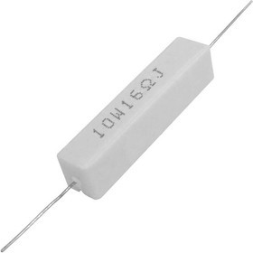 RX27-1 16 Ом 10W 5% / SQP10, Мощный постоянный резистор , керамо-цементный корпус
