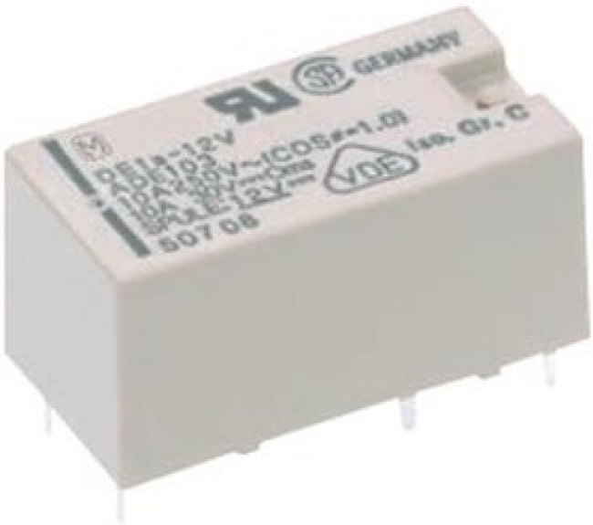 DE1A1B-L-24V, Универсальное реле, серия DE, силовое, одна катушка с защелкой, SPST-NO, SPST-NC