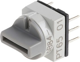 PT65501, 10 Way Through Hole DIP Switch, Segment Wheel Actuator