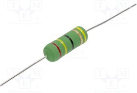 KNPA3W-91R, Резистор: проволочный, высоковольтный, THT, 91Ом, 3Вт, ±5%, осевые