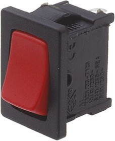 A111319000000, SPST, On-None-Off Rocker Switch Panel Mount