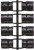 1478763-9, ADK Series Zinc Angled D Sub Backshell, 9 Way, Strain Relief