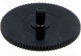 CA9MR9, Ручка, регулировочное колесо, черный, d21мм, Совместим с: CA9М