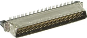 1-5750913-5, AMPLIMITE .050 III Male 50 Pin Straight Cable Mount SCSI Connector 1.27mm Pitch, Crimp, Quick Latch