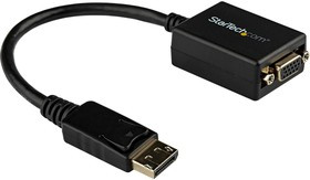 DP2VGA2, Video Adapter, DisplayPort Plug - VGA Socket, 2048 x 1280, Black