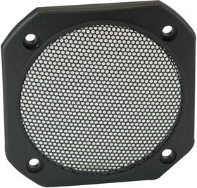 GRILLE 8 ES, Speakers &amp; Transducers Protective grille: black painted metal, Decoration ring: black plastics