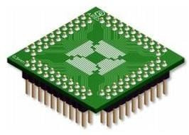 LCQT-QFP0.8-44, Sockets &amp; Adapters QFP Prototyp Adaptor 44 contact 0.8 pitc