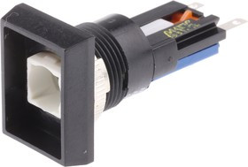 TH501000000, Illuminated Push Button Switch, Momentary, Panel Mount, 16mm Cutout, SPDT