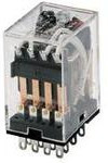 SZRMY4N1AC110120V, Power Relay 110/120VAC 3A 4PDT(21.5x28x36)mm Socket