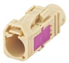 59Z113-000I, RF Connector Accessories Plastic housing Jack Straight I Beige
