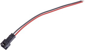 SCT2505FH-02PL100 (HK0083-0005), Розетка на кабель 2,5мм 2pin с проводом 100мм