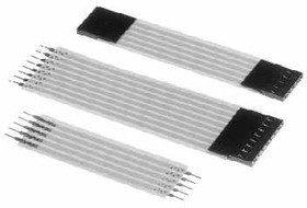 20-006-172, FFC / FPC Jumper Cables FLAT PIN STAKED FLEX MALE/FEMALE TIN END